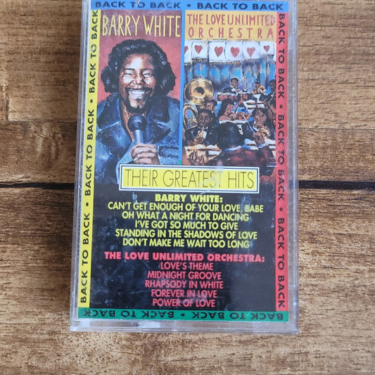 Vtg 1996 Barry White/ The Love Unlimited Orchestra Greatest Hits Cassette Tape
