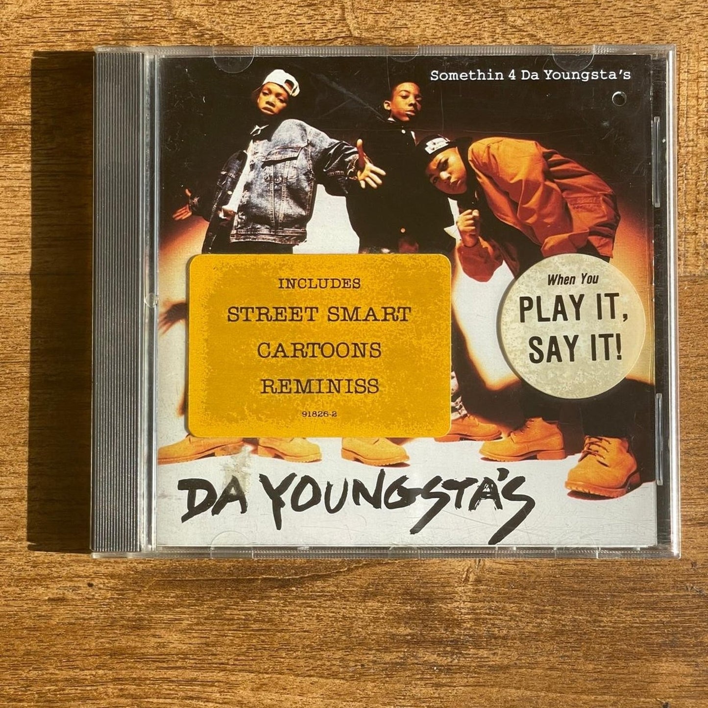 Vtg 1992 Da Youngsta's : Somethin 4 Da Youngsta's CD RAP HIP HOP Hype Sticker