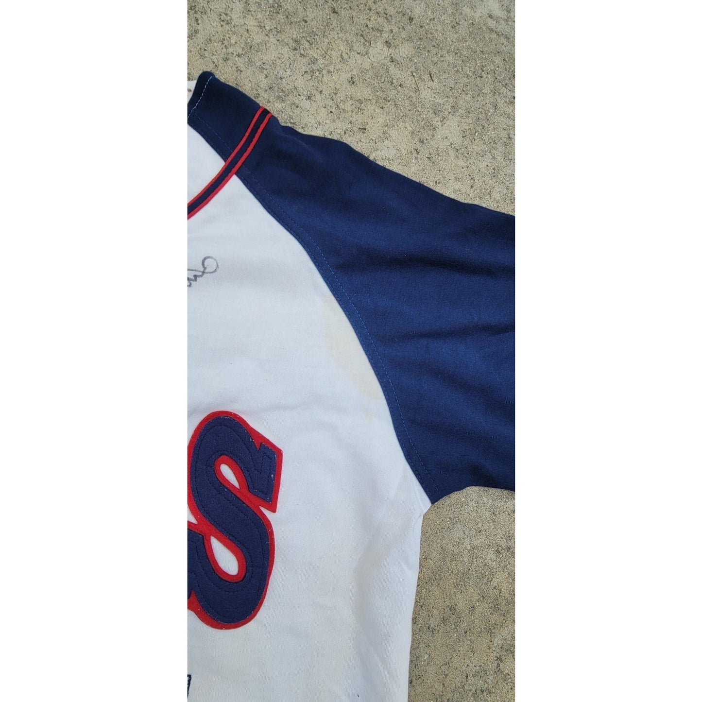Vtg 1980s Starter California Angels Autographed Jersey