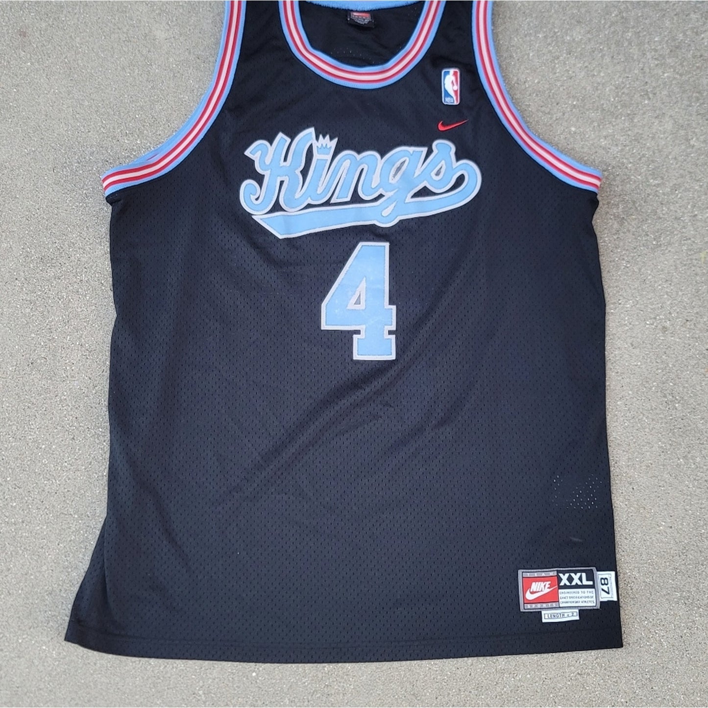 Vtg Nike Chris Webber Sacramento Kings Basketball Jersey NBA