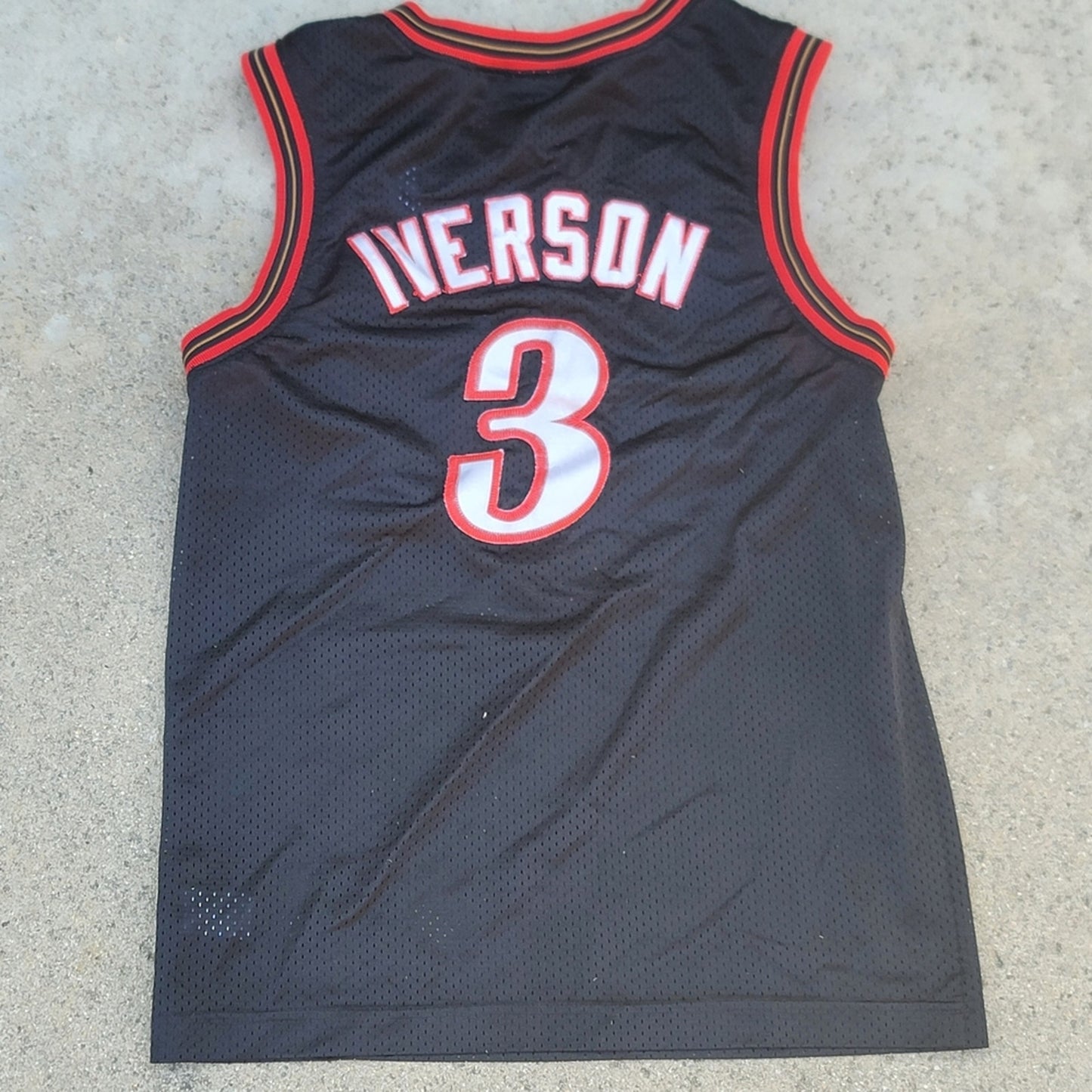 Vtg Nike Allen Iverson Philadelphia Sixers Basketball Jersey