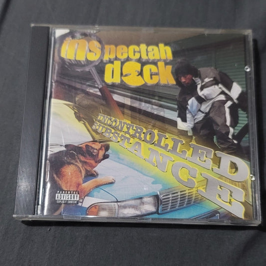 Vtg 1999 Inspectah Deck Uncontrolled Substance Full CD Album Hip Hop Rap