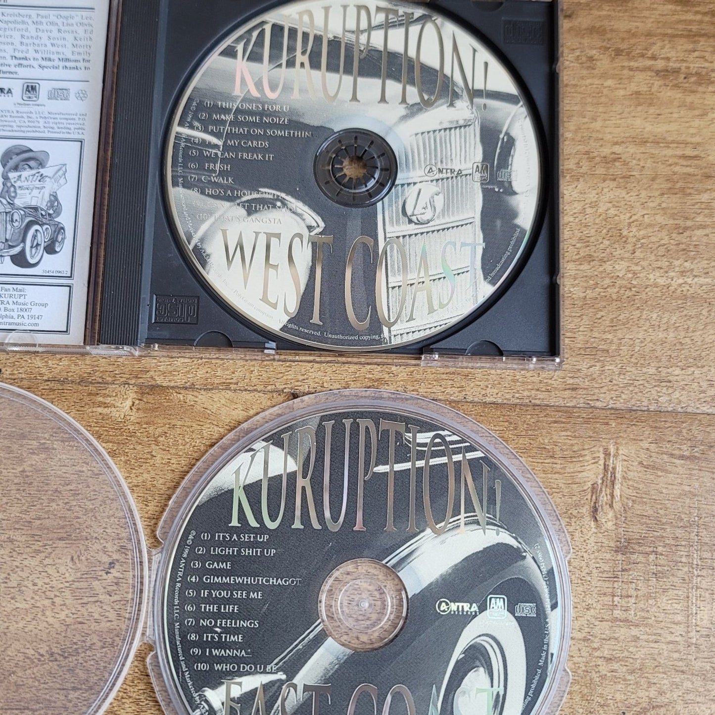 Vtg 1998 Kurupt KURUPTION EAST/WEST COAST Double CD