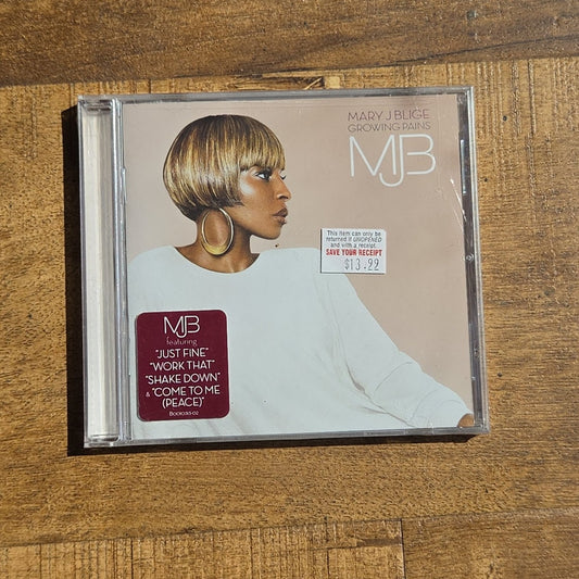 Mary J Blige Growing Pains CD w/Hype Sticker