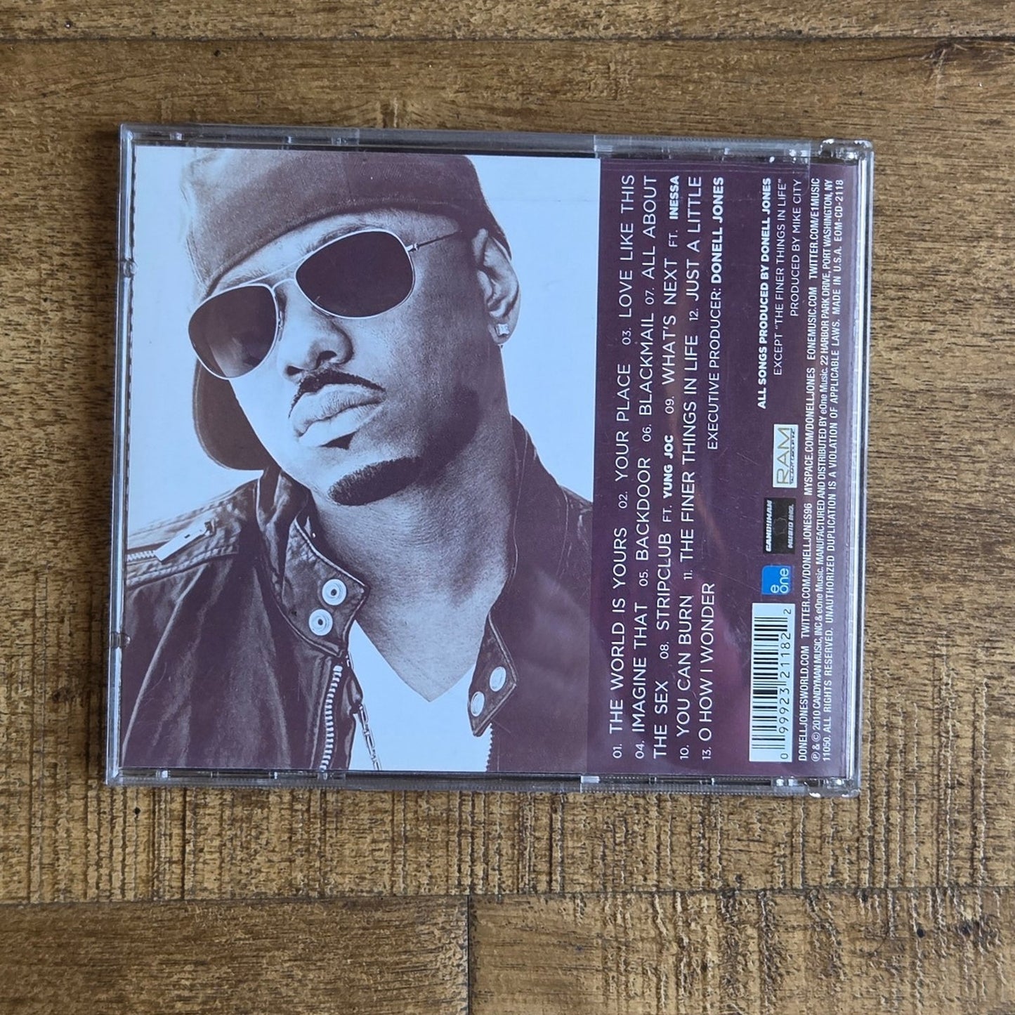 Donell Jones LYRICS CD