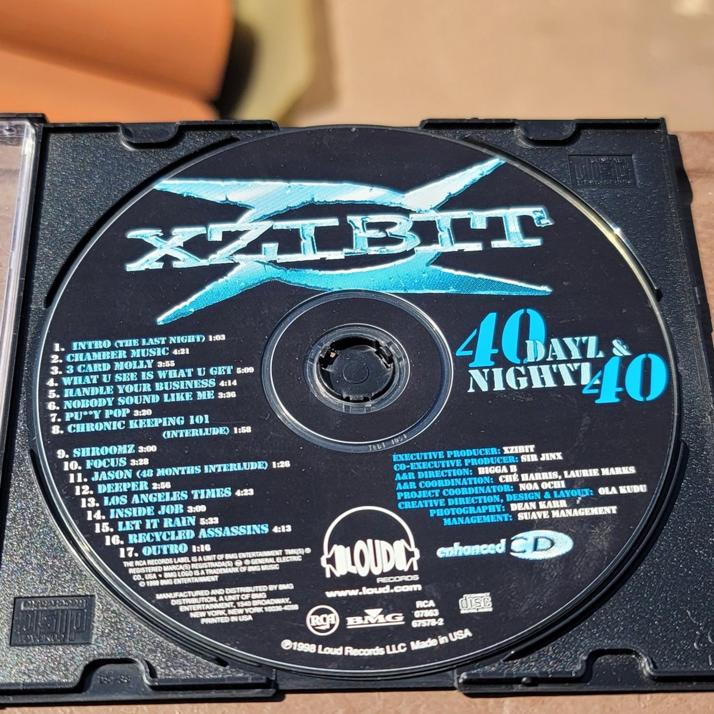 Vtg Xzibit 40 Dayz & 40 Nightz CD