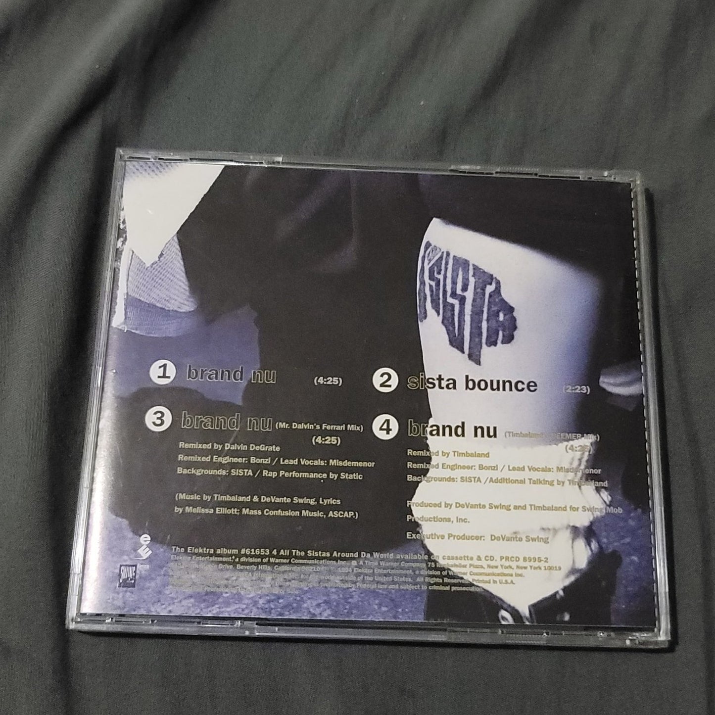 Vtg 1994 Sista BRAND NU Maxi Single CD (Missy Elliot)