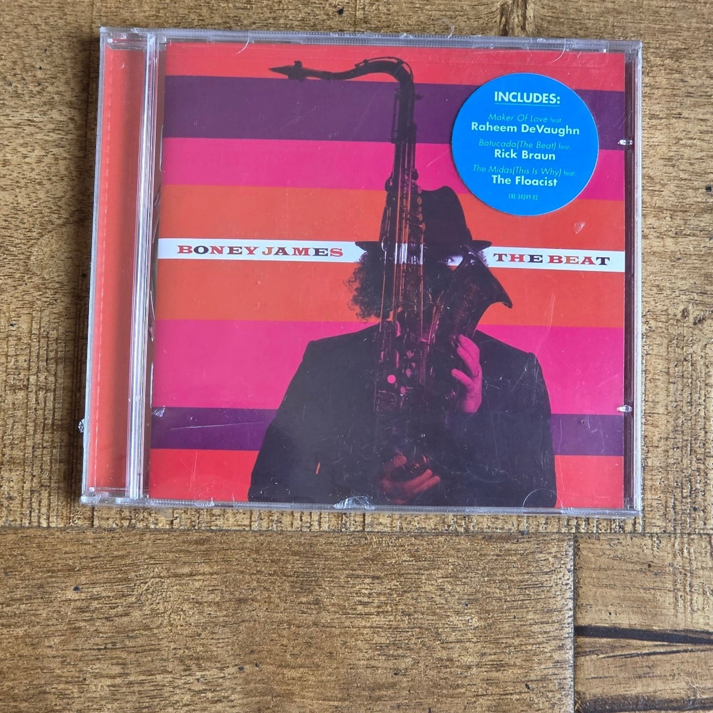 Boney James THE BEAT CD w/ HYPE STICKER