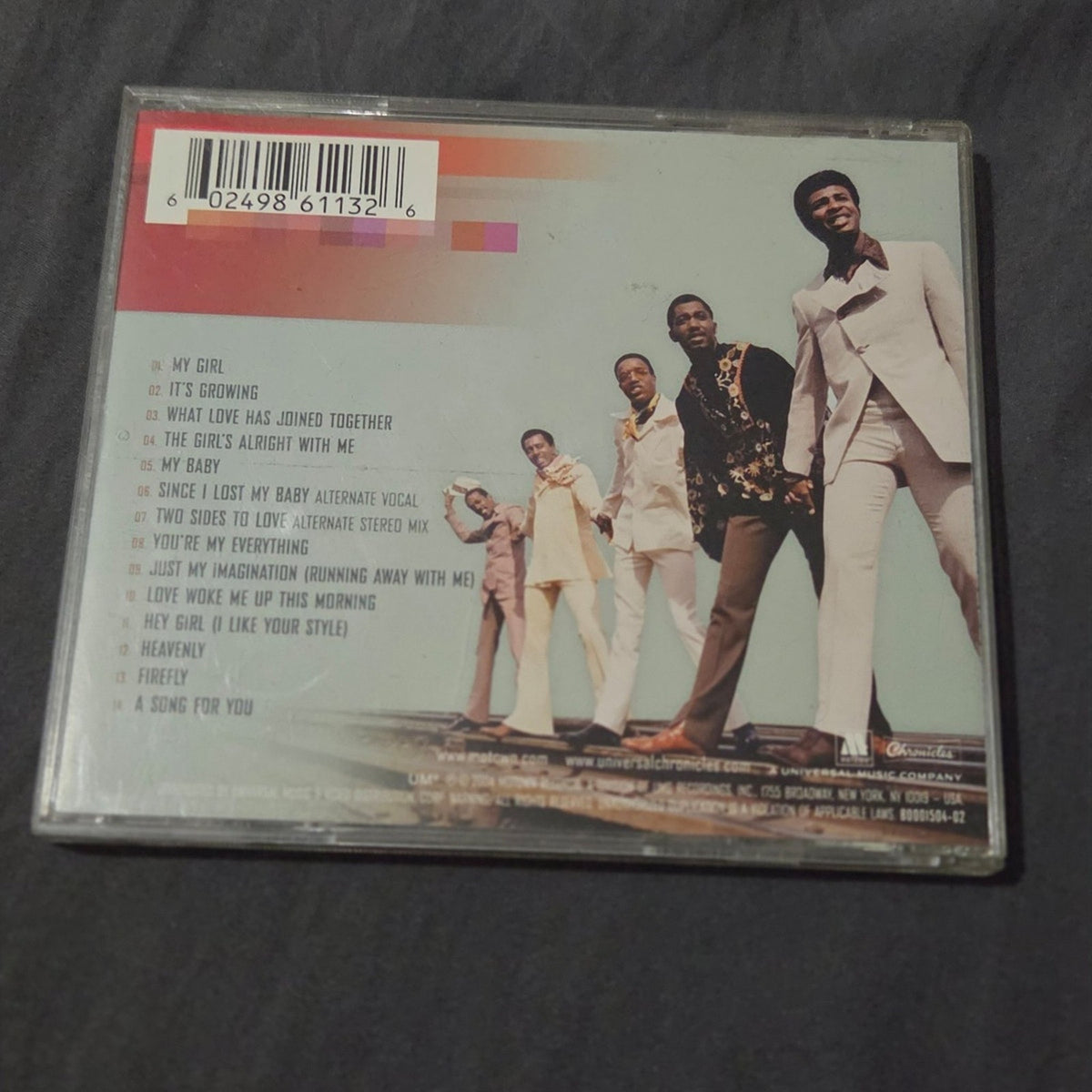 Vtg 2004 The Temptations Love Songs CD