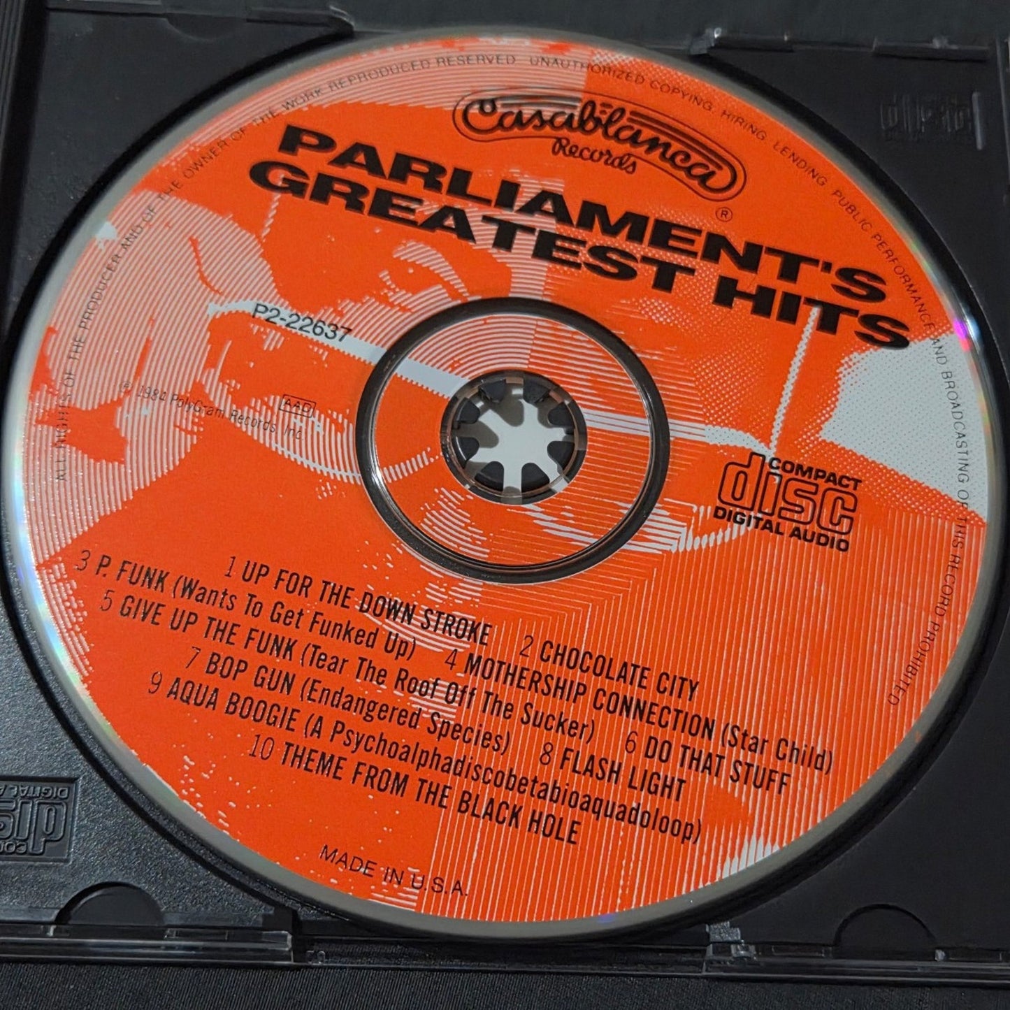 Vtg 1984 PARLIAMENT'S GREATEST HITS GEORGE CLINTON
