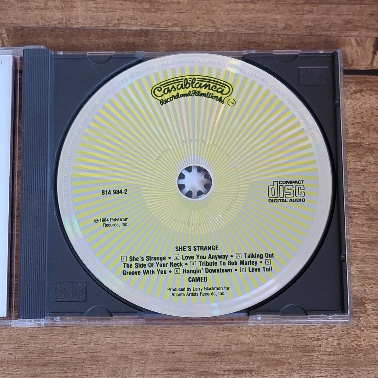 Vtg 1984 Cameo SHE'S STRANGE CD