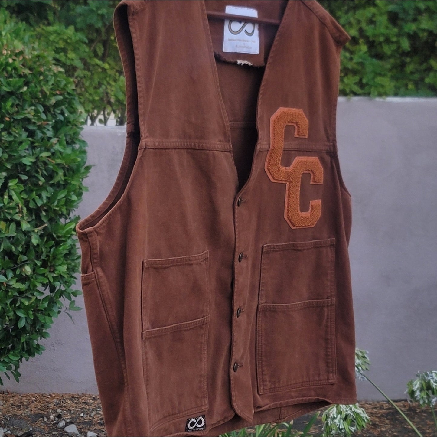 Continual Coincidences Brand Upcycled Vtg Denim Hip Hop Vest