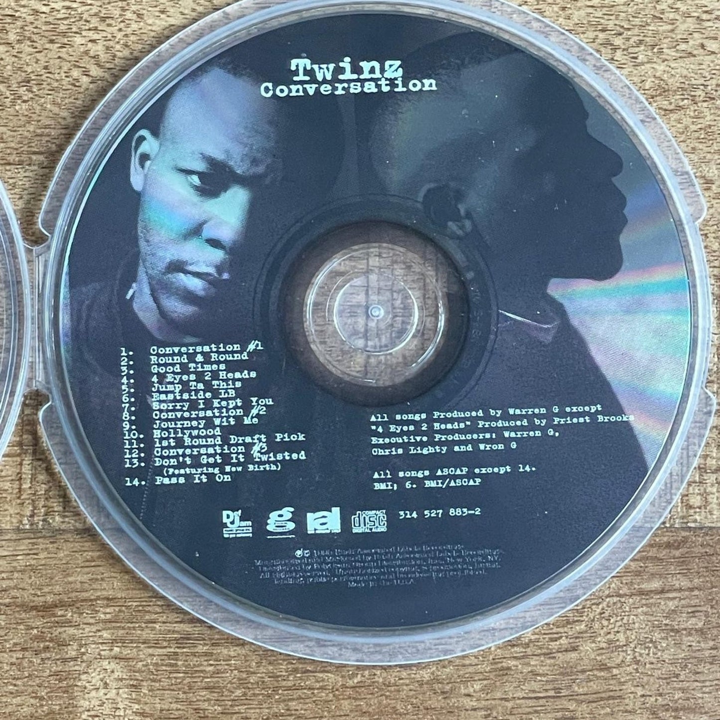 Vtg 1995 Twinz CONVERSATION CD RAP HIP HOP