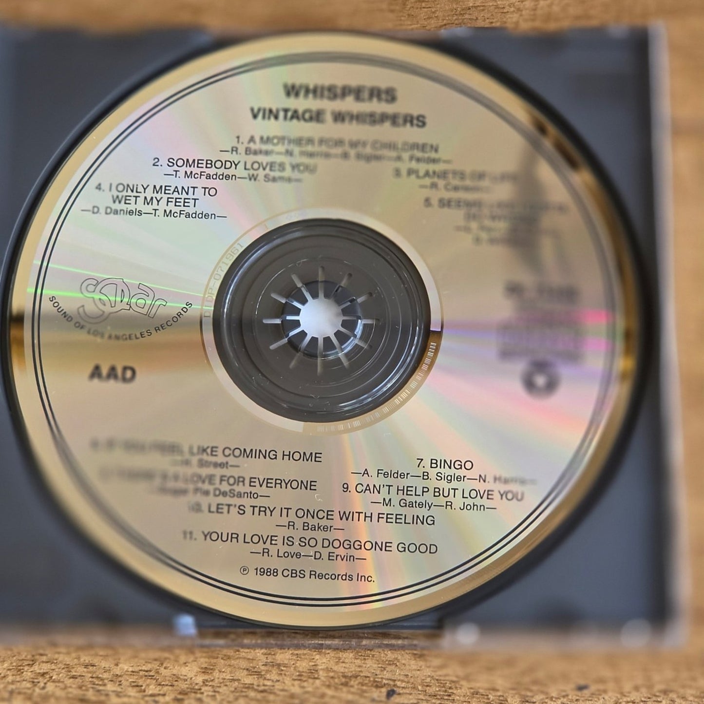 Vtg 1989 Whispers VINTAGE WHISPERS CD