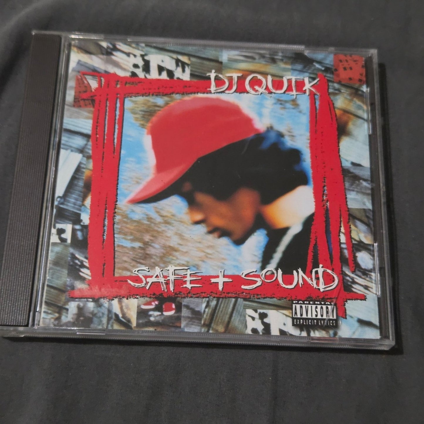 Vtg 1995 DJ Quik SAFE & SOUND CD RAP HIP HOP