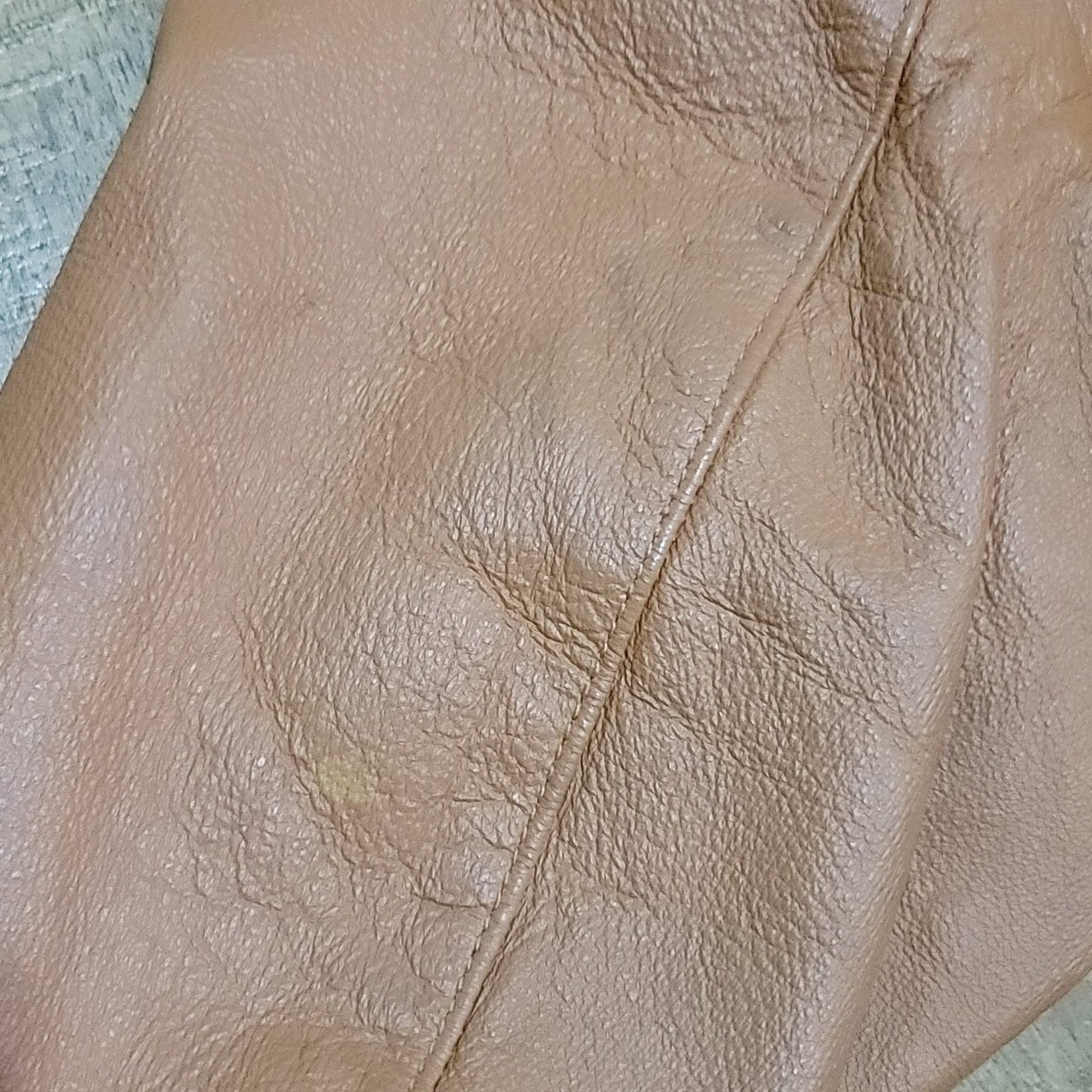 Vtg Oscar Piel Leather Jacket