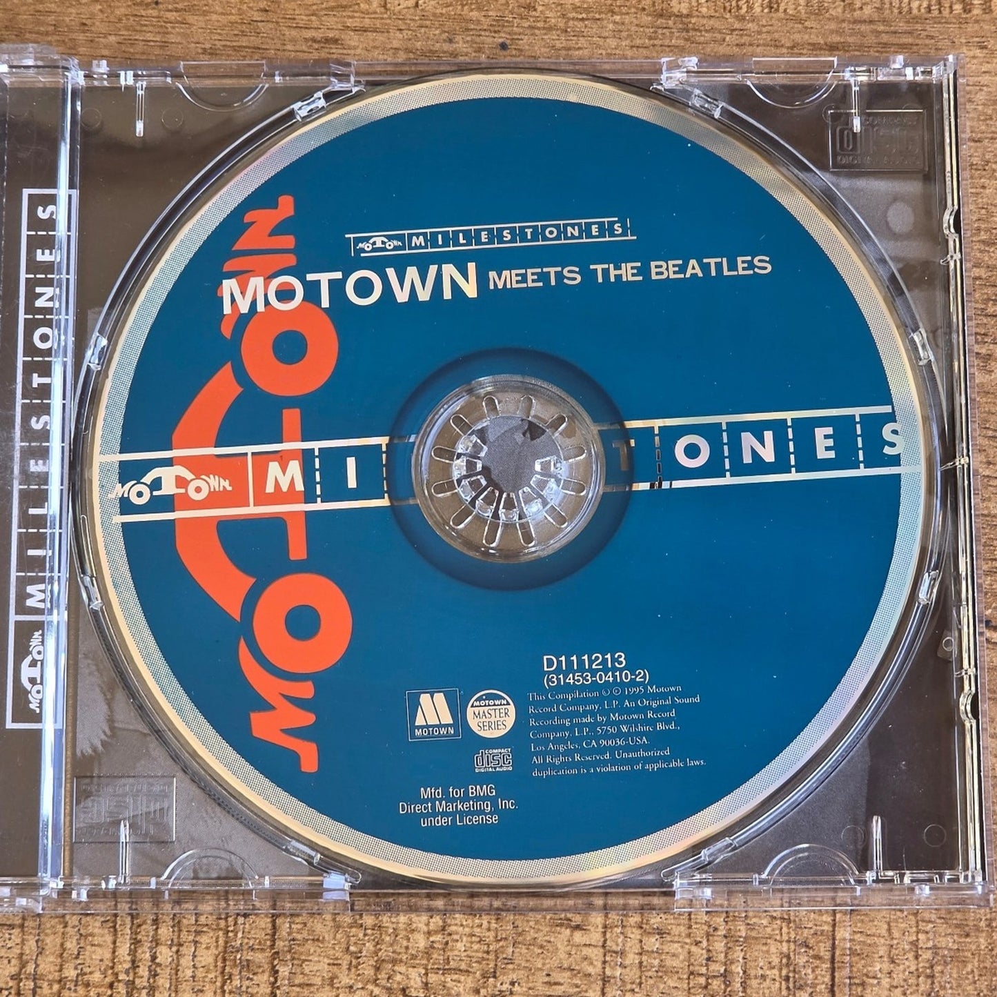 Vtg 1995 MOTOWN MEETS THE BEATLES VARIOUS ARTISTS CD