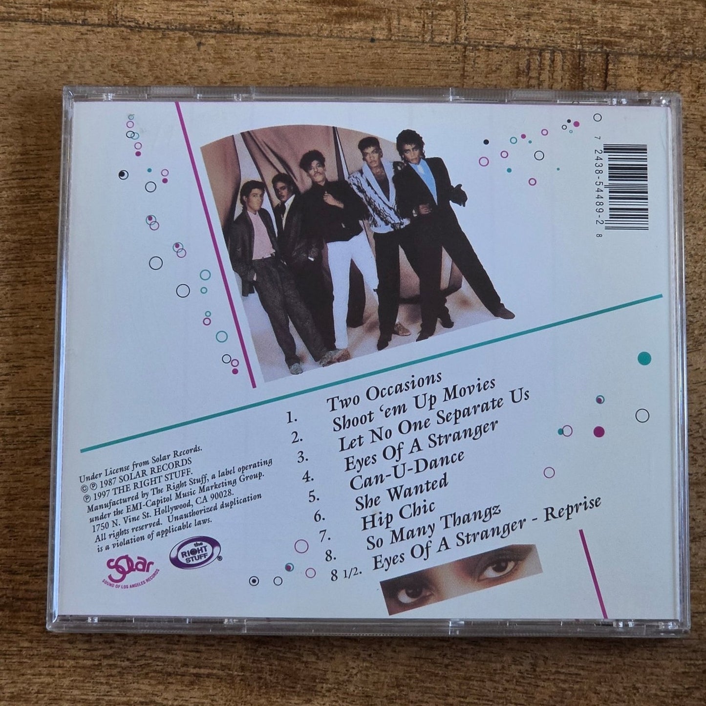 Vtg 1997 The Deele EYES OF A STRANGER CD W/HYPE STICKER BABYFACE
