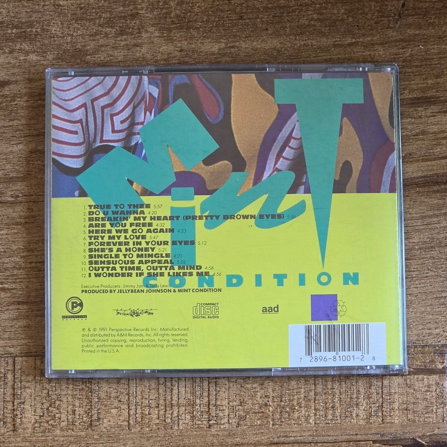 Vtg 1991 Mint Condition MEANT TO BE MINT PROMO CD HYPE STICKER