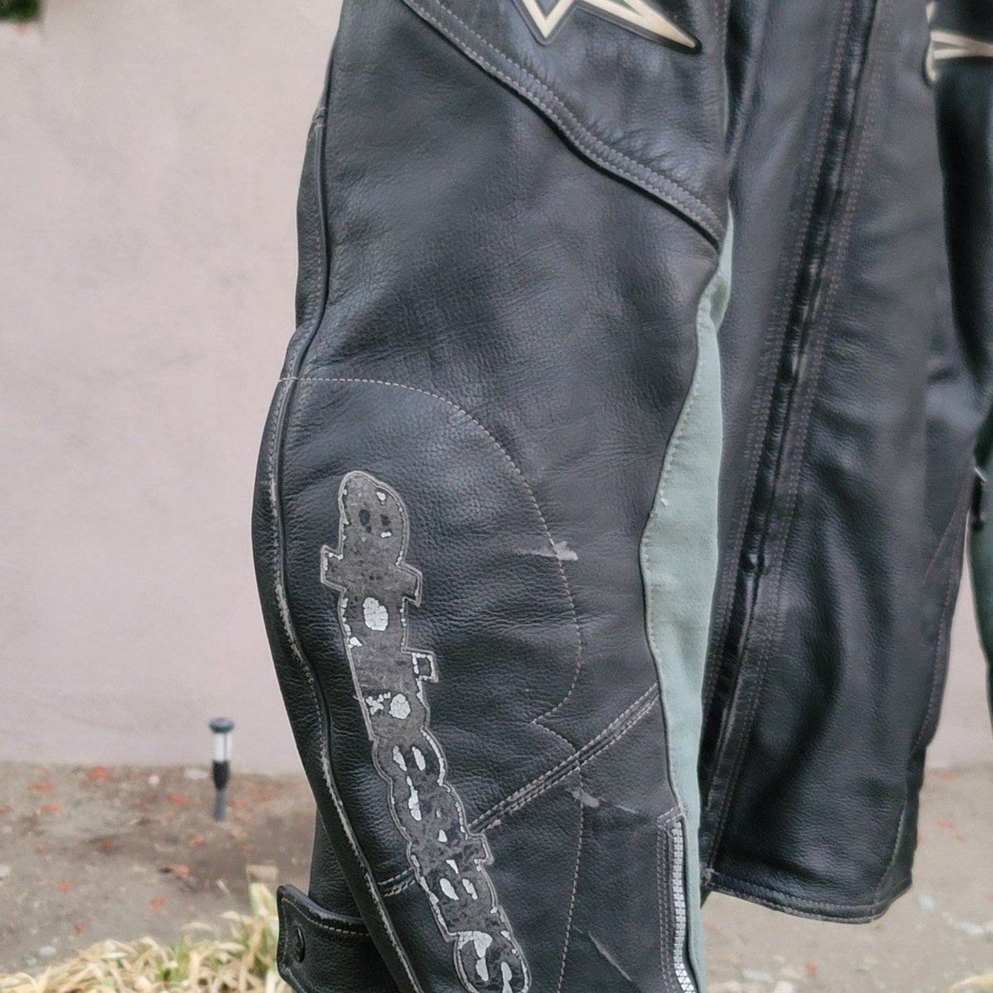 Vtg Alpinestars Padded Protective Motorcycle Leather Jacket