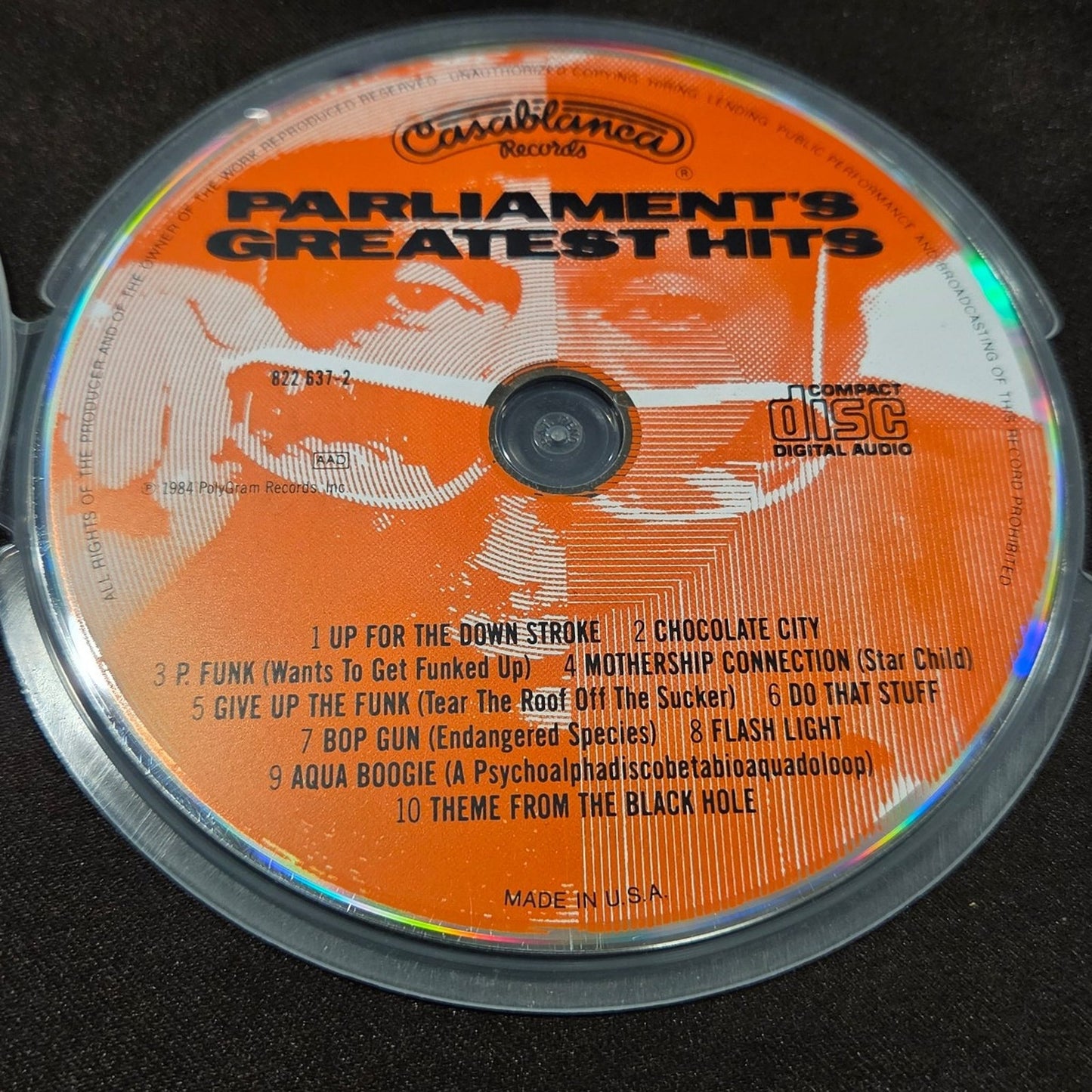 Vtg 1984 PARLIAMENT'S GREATEST HITS CD Funk