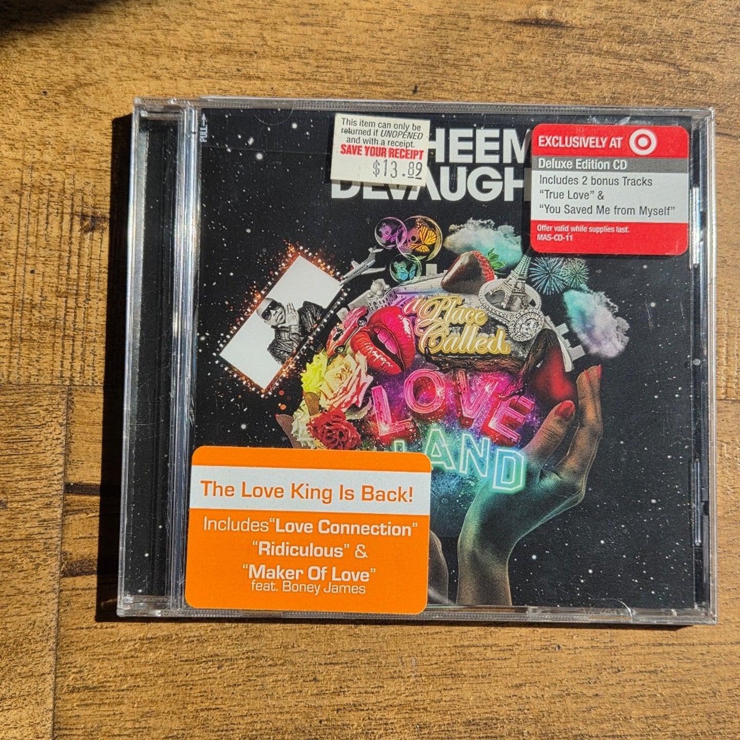 Raheem Devaughn A Place Called Love Land CD w/Hype Sticker