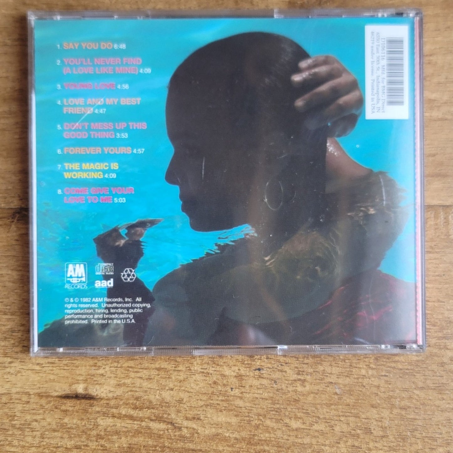Vtg 1982 Janet Jackson SELF TITLED CD