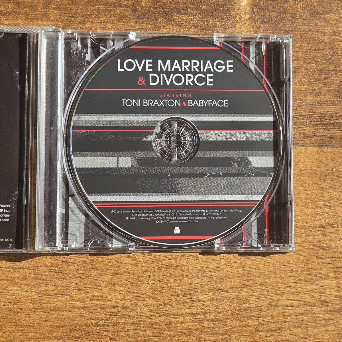 Toni Braxton & Babyface Love Marriage & Divorce CD