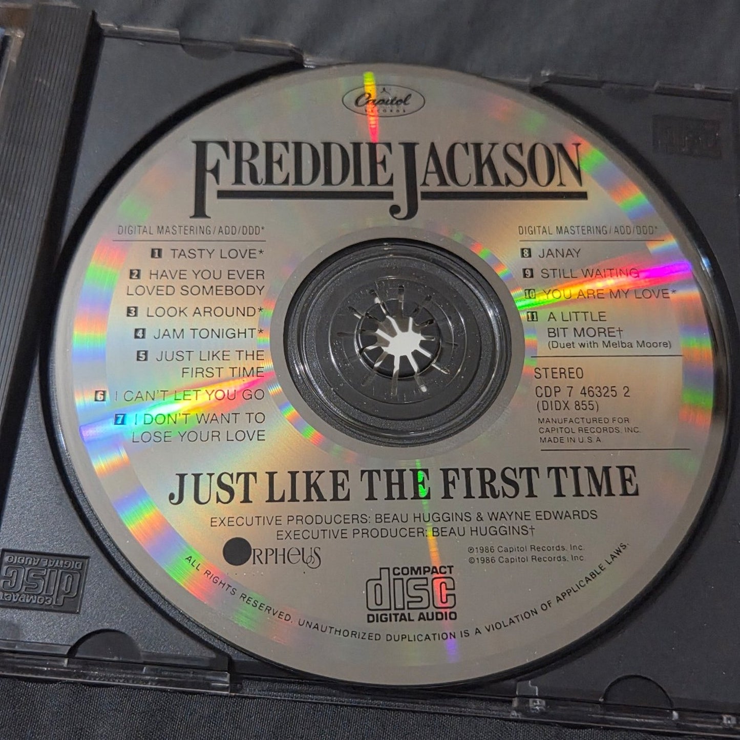 Vtg 1986 Freddie Jackson JUST LIKE THE FIRST TIME CD