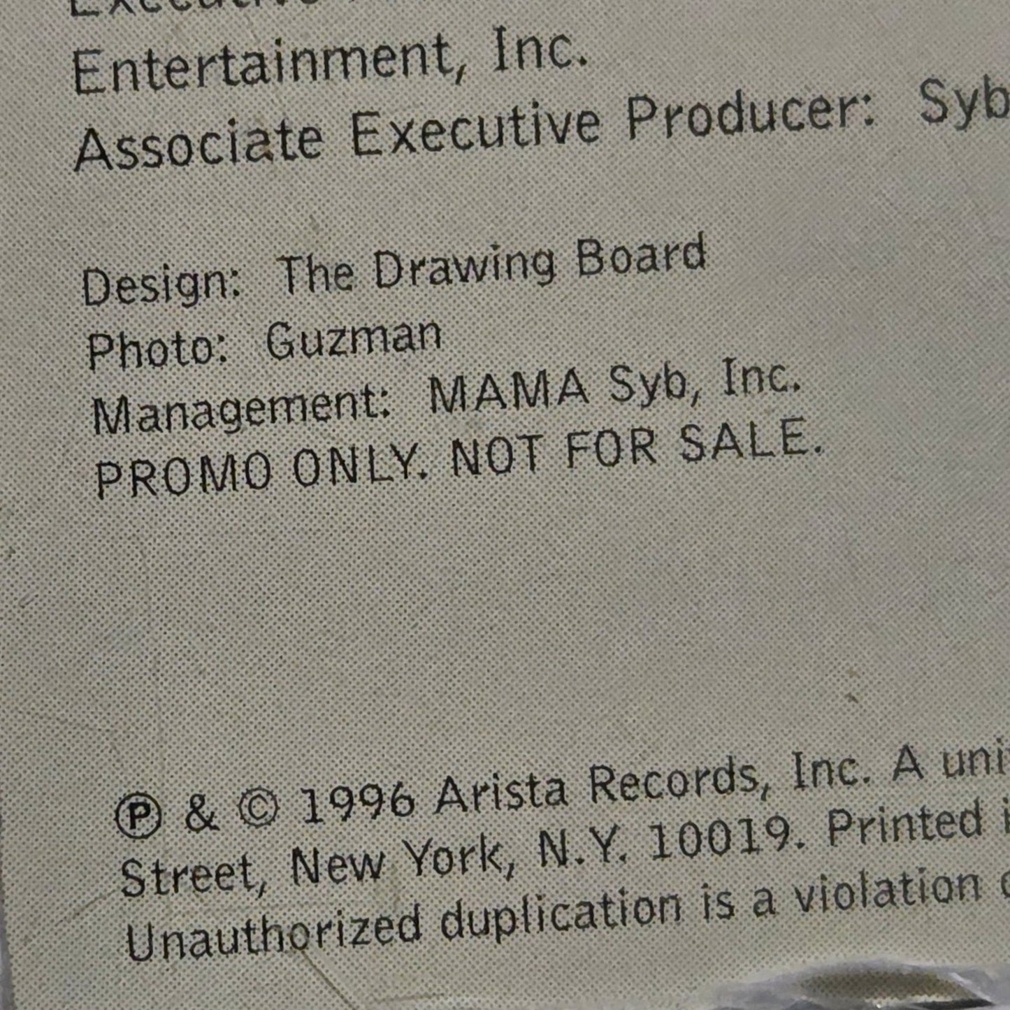 Vtg 1996 Total NO ONE ELSE REMIX PROMO CD