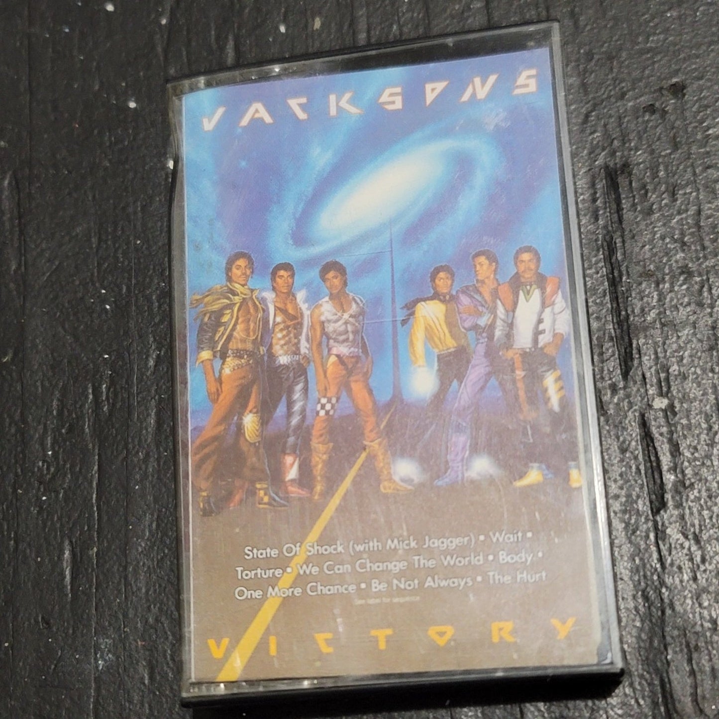 Vtg 1984 Jacksons VICTORY Cassette Tape