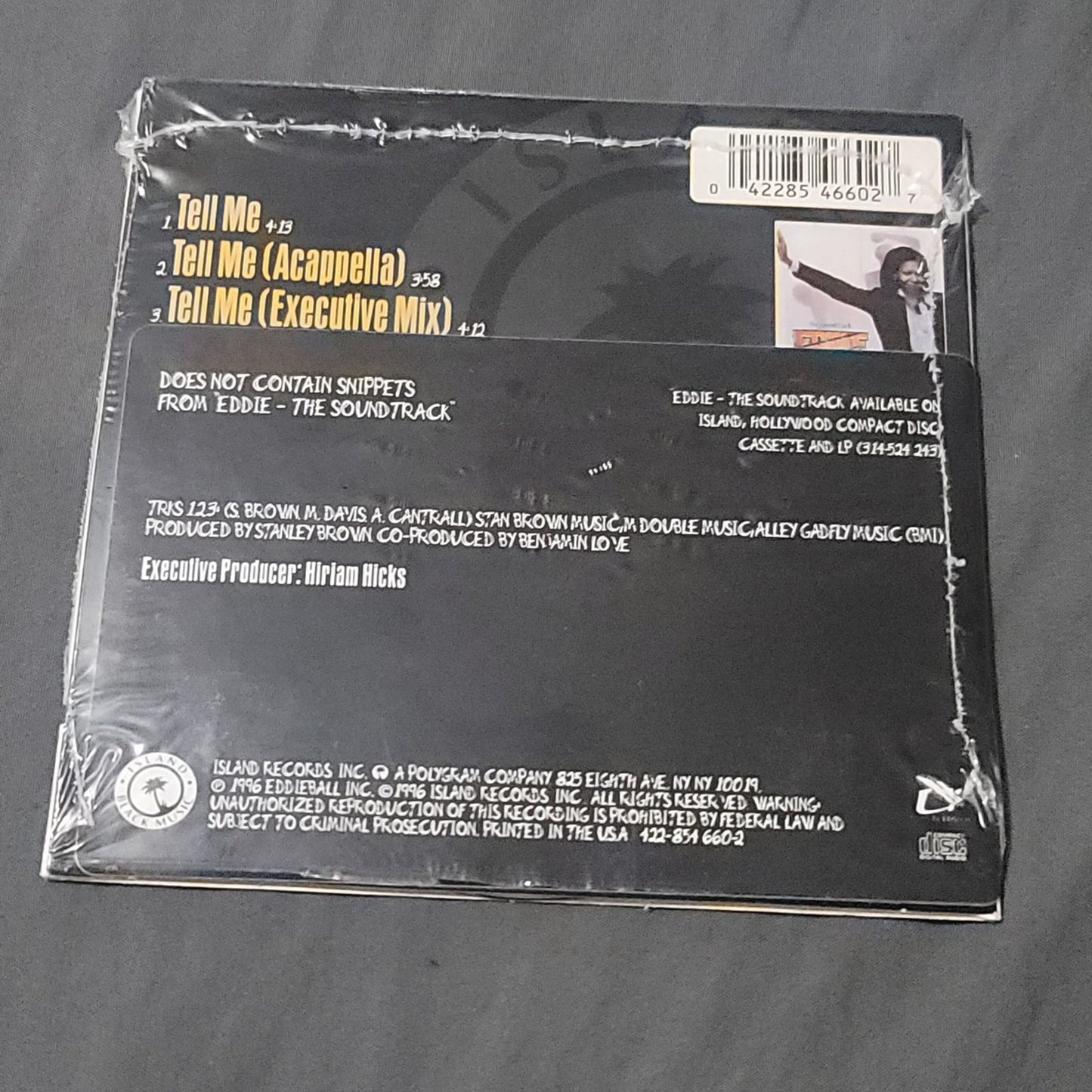 Vtg 1996 Dru Hill TELL ME CD Single