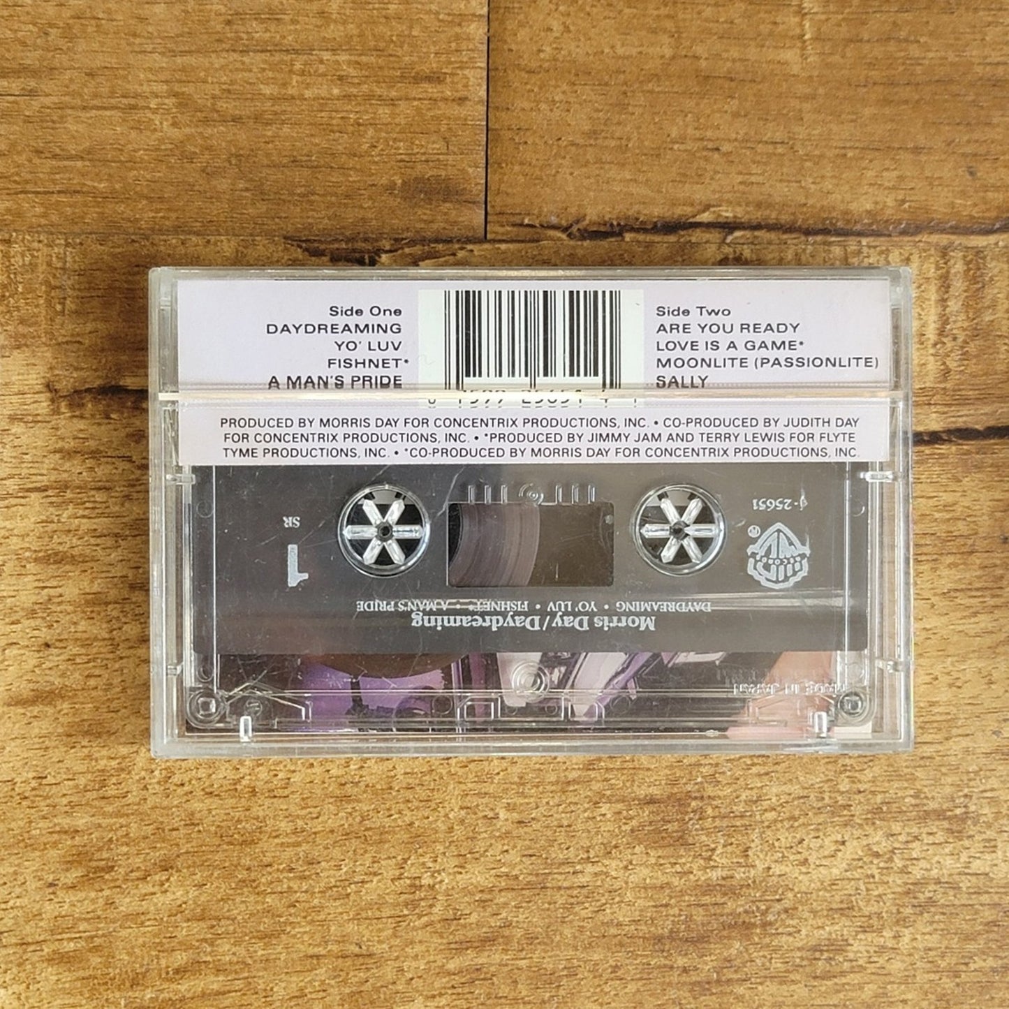 Vtg 1987 Morris Day Daydreaming Cassette Tape