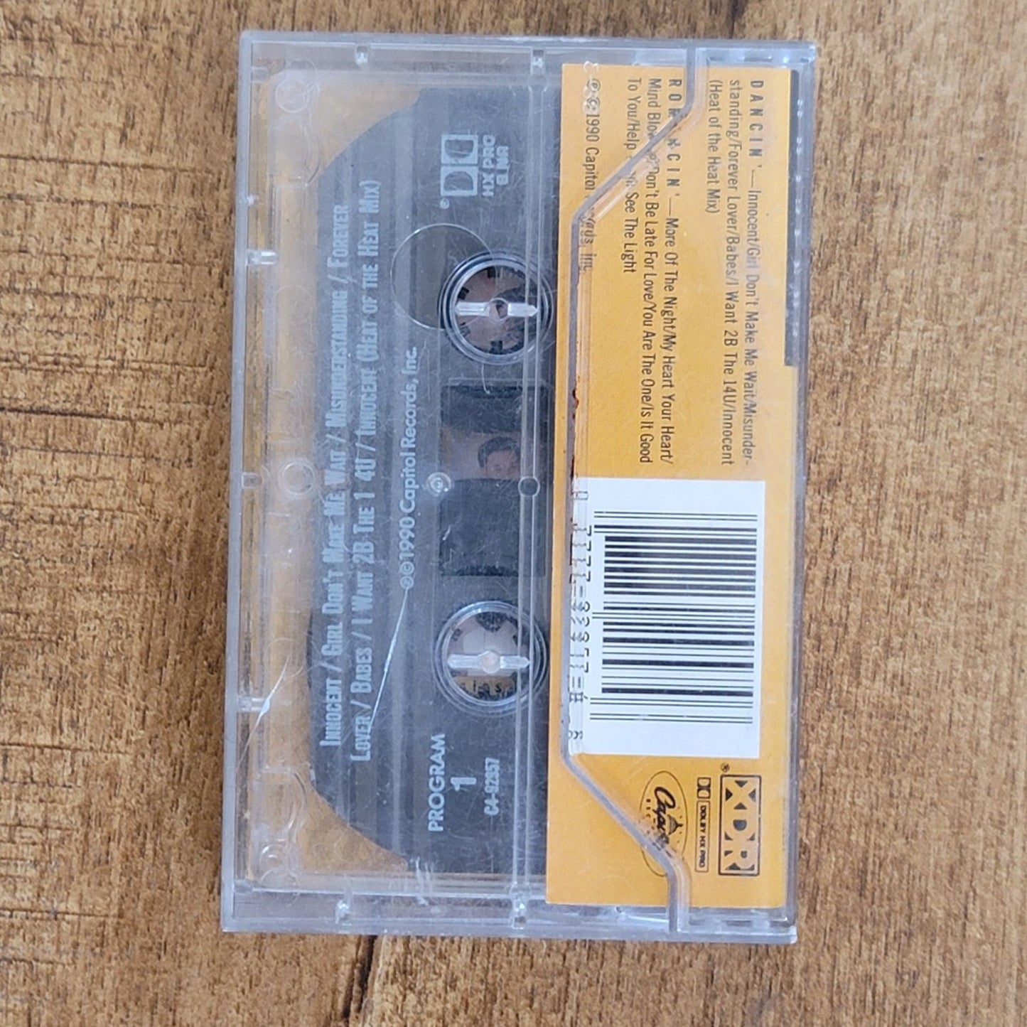 Vtg 1990 Whispers MORE OF THE NIGHT Cassette Tape