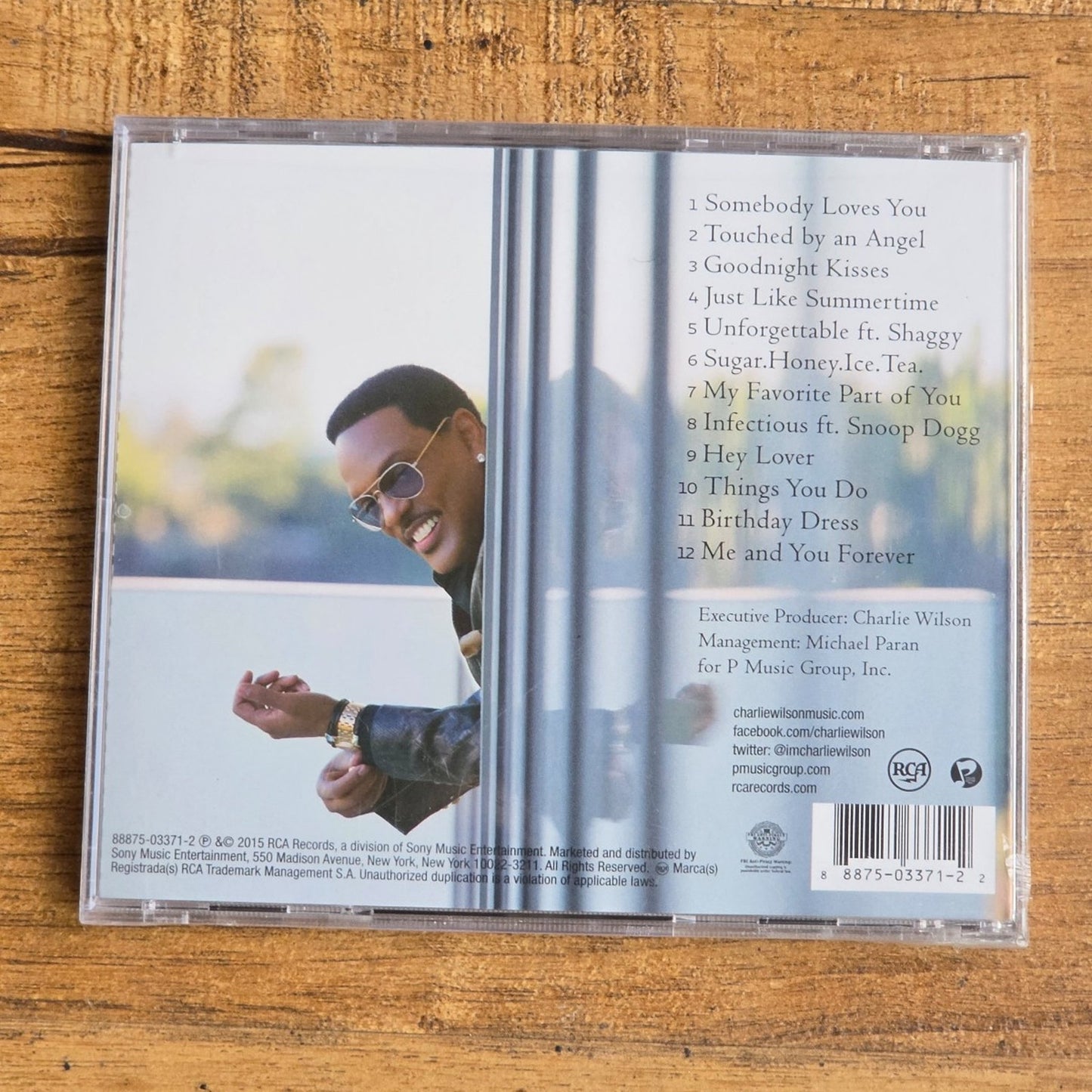 Charlie Wilson FOREVER CHARLIE CD w/HYPE STICKER