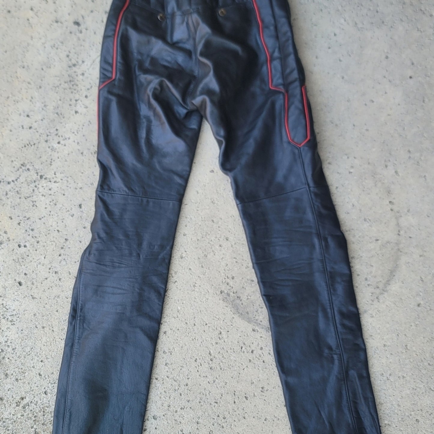 Vtg Hein Gericke Leather Racing Moto Pants
