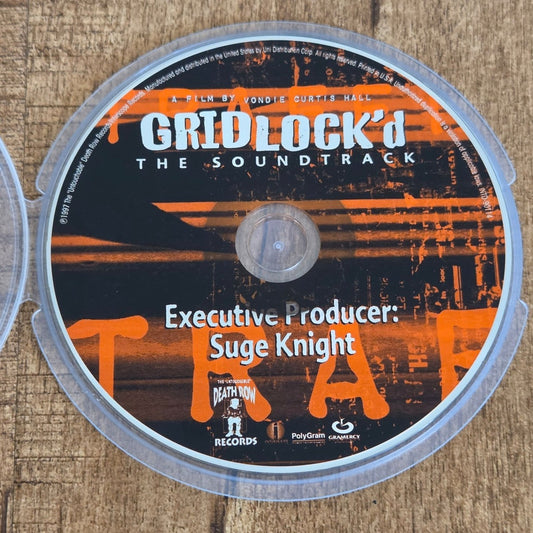 Vtg 1997 Gridlock'd Soundtrack CD RAP HIP HOP TUPAC 2PAC DEATH ROW RECORDS