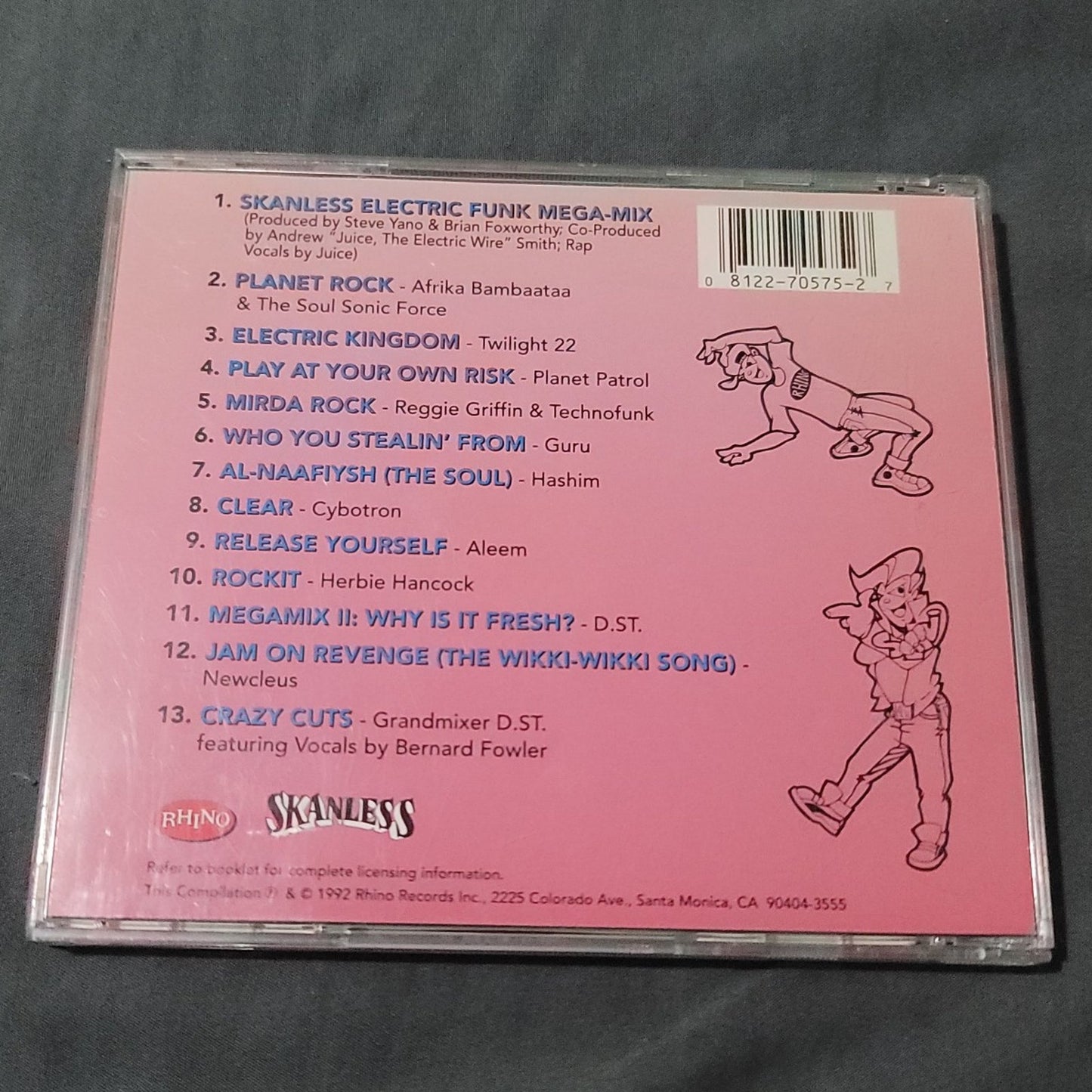 Vtg 1992 Street Jams ELECTRIC FUNK Part 1 CD