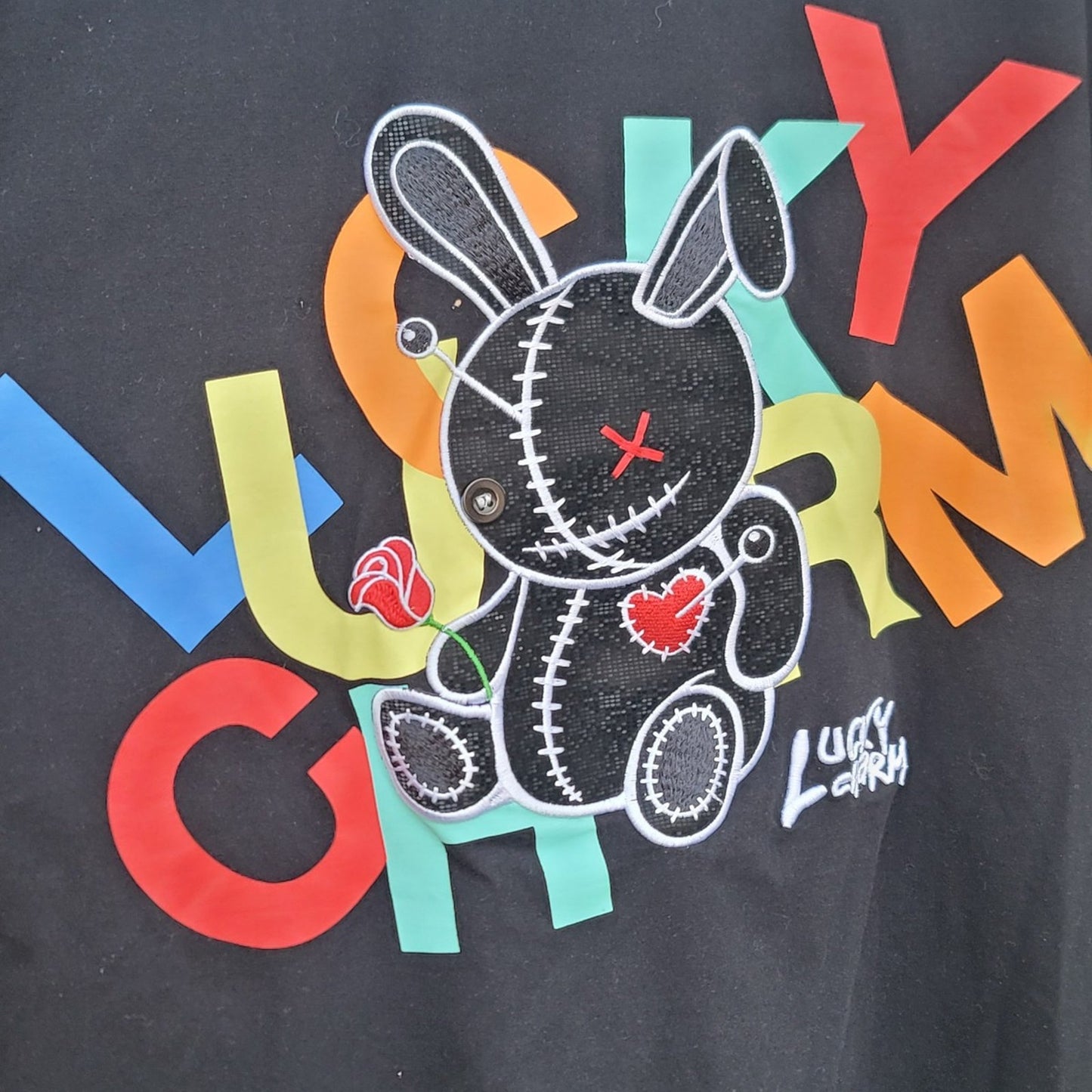 Lucky Charm Embroidered T-shirt