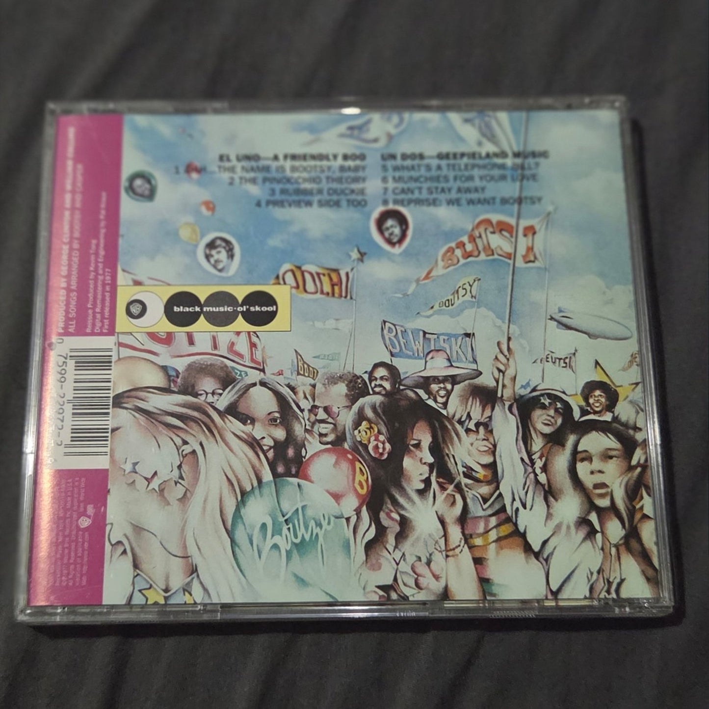 Vtg Bootsy Collins AHH.. THE NAME IS BOOTSY, BABY! CD Reissue