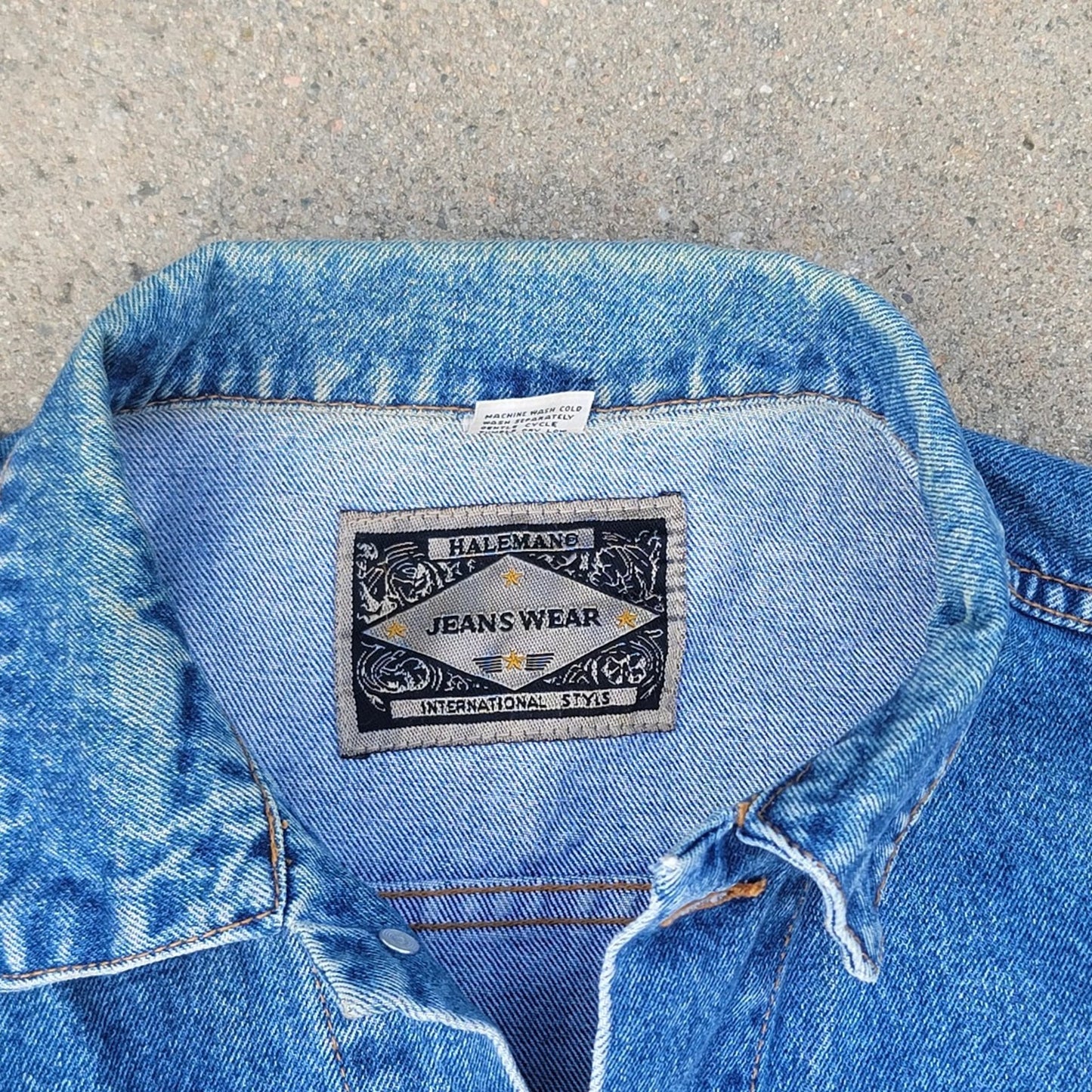 Vtg 2001 Y2K Jon Bon Jovi One Wild Night World Tour Jean Denim Jacket