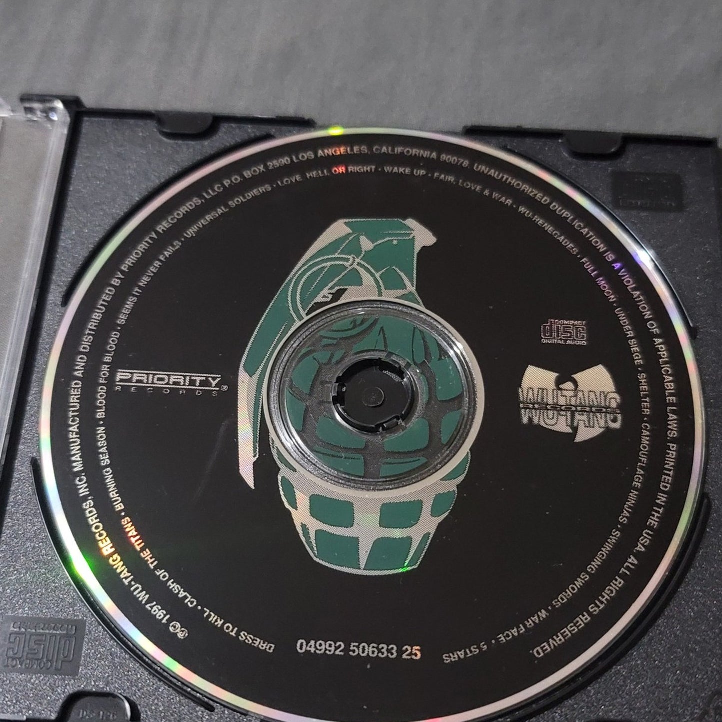 Vtg 1998 Killarmy SILENT WEAPONS FOR QUIET WARS CD Wu-tang
