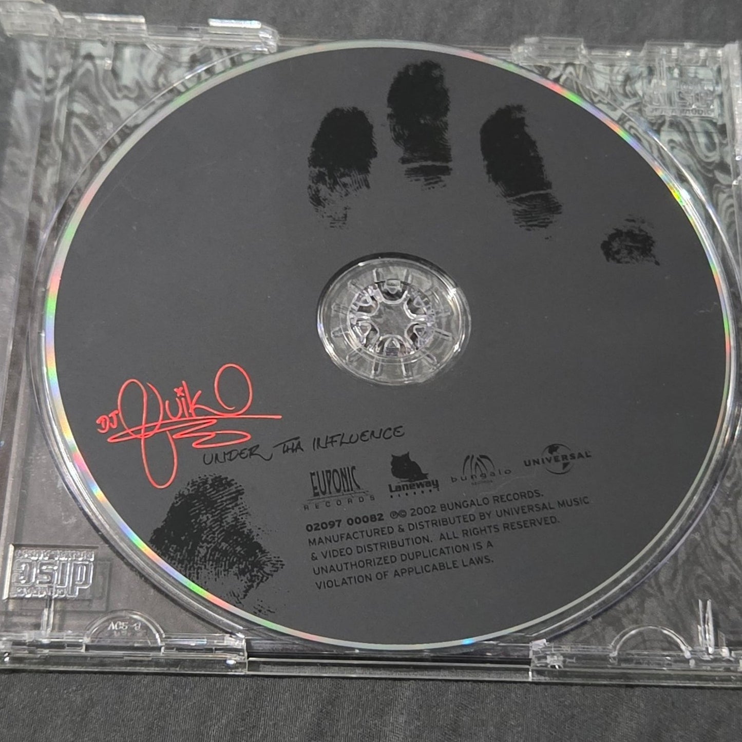 Vtg 2002 DJ Quik UNDER THA INFLUENCE CD RAP HIP HOP