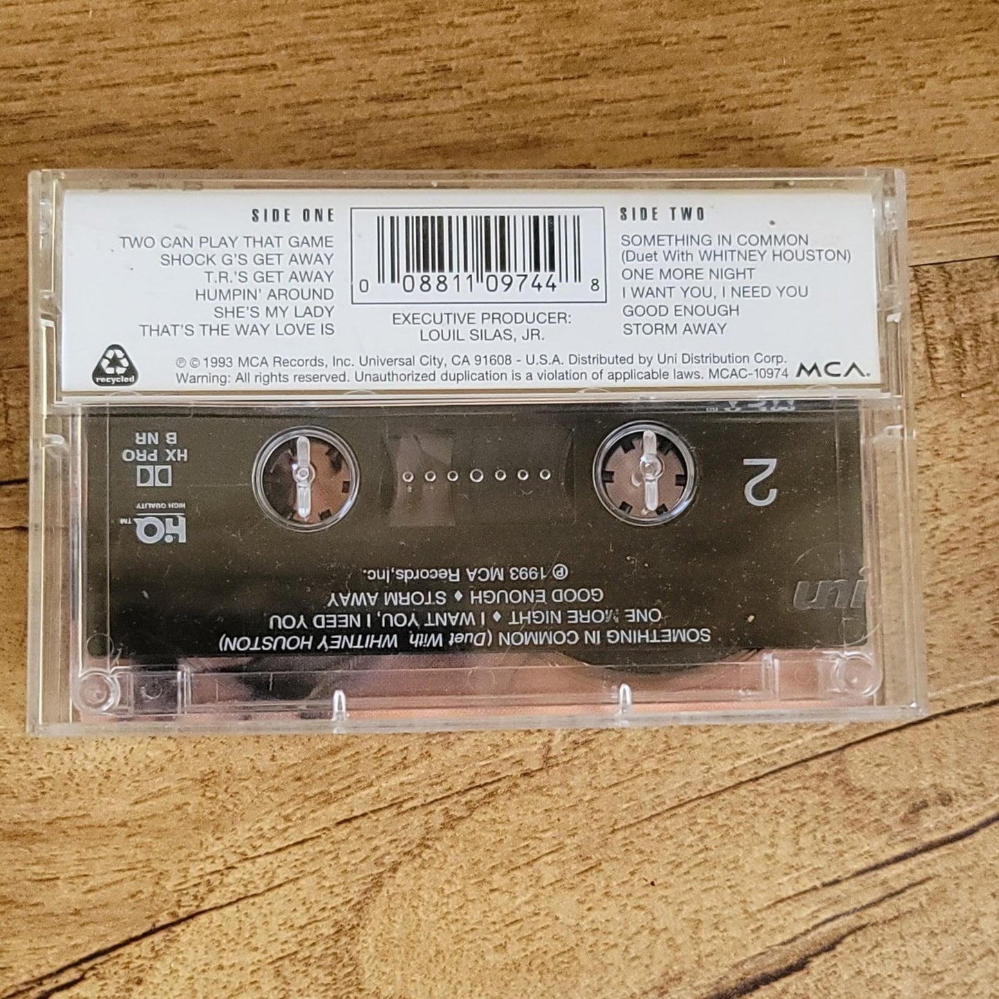 Vtg 1993 Bobby Brown REMIXES IN THE KEY OF B Cassette Tape