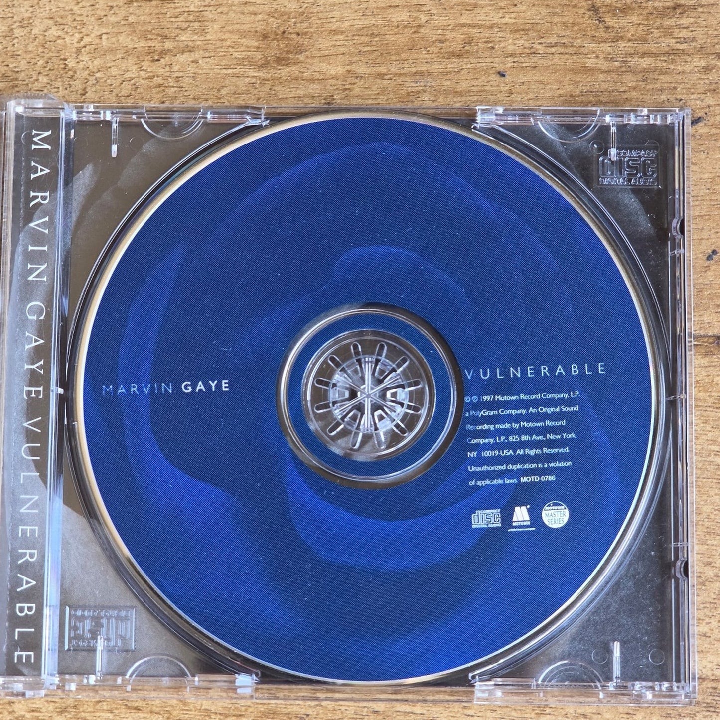Vtg 1997 Marvin Gaye VULNERABLE CD MOTOWN