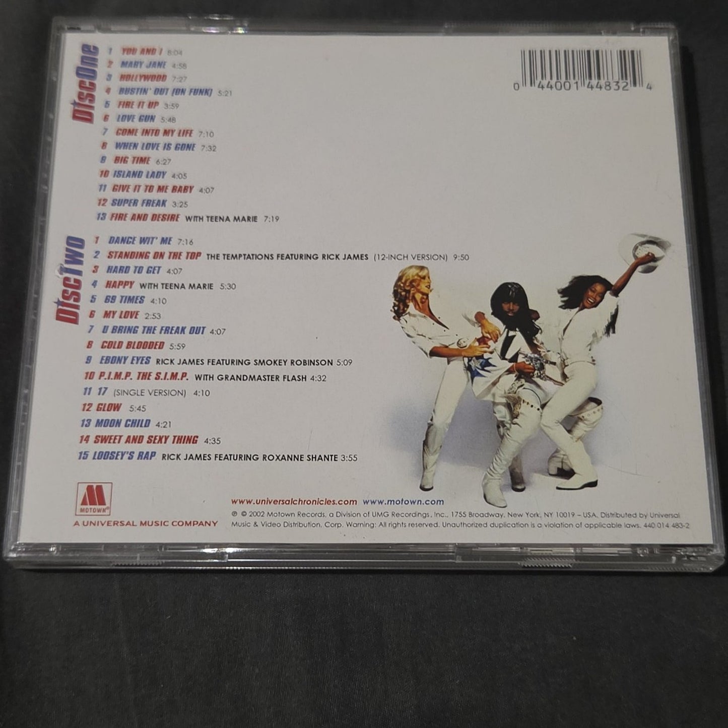 Vtg 2002 Rick James ANTHOLOGY Double CD