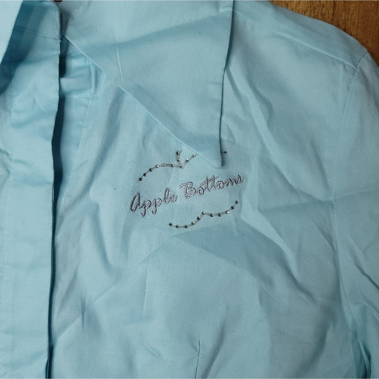 Vtg Apple Bottoms Button-down Shirt