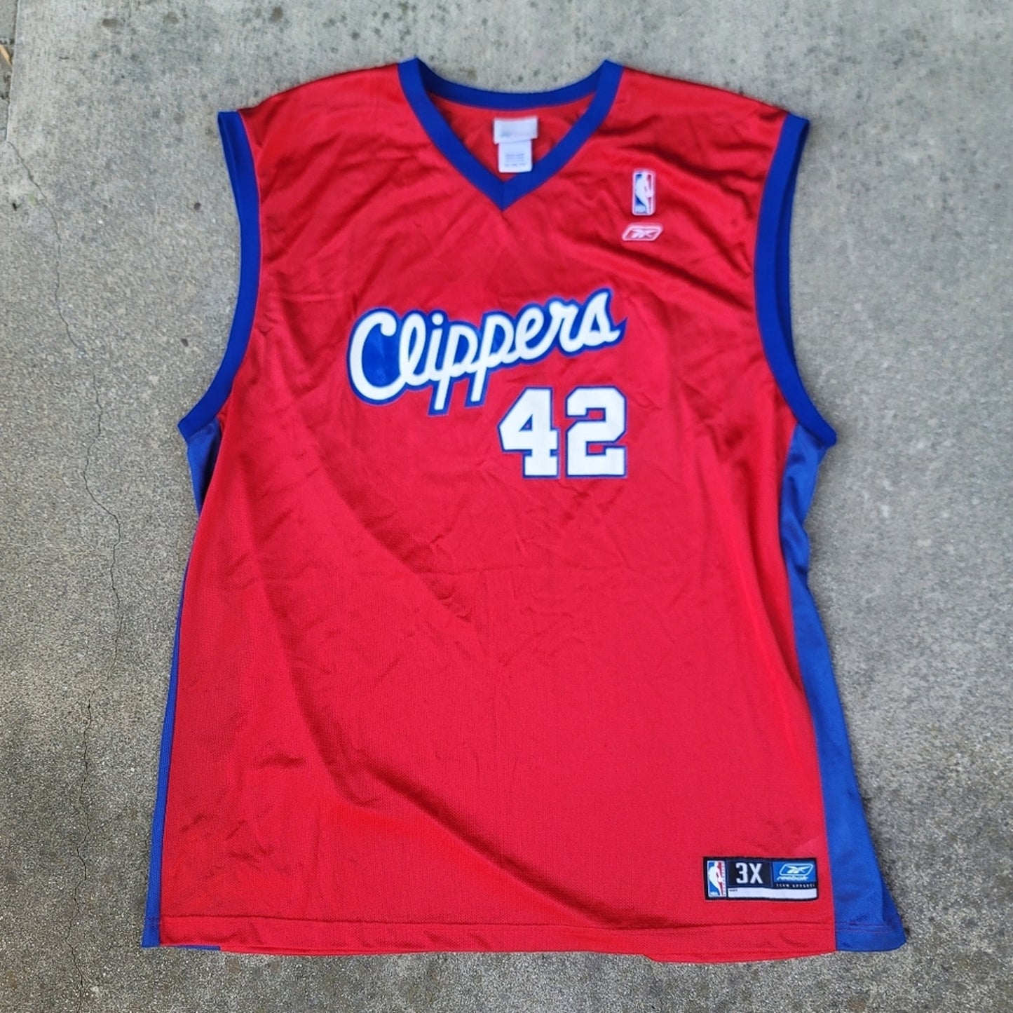 Vtg Reebok Los Angeles Clippers Elton Brand Jersey