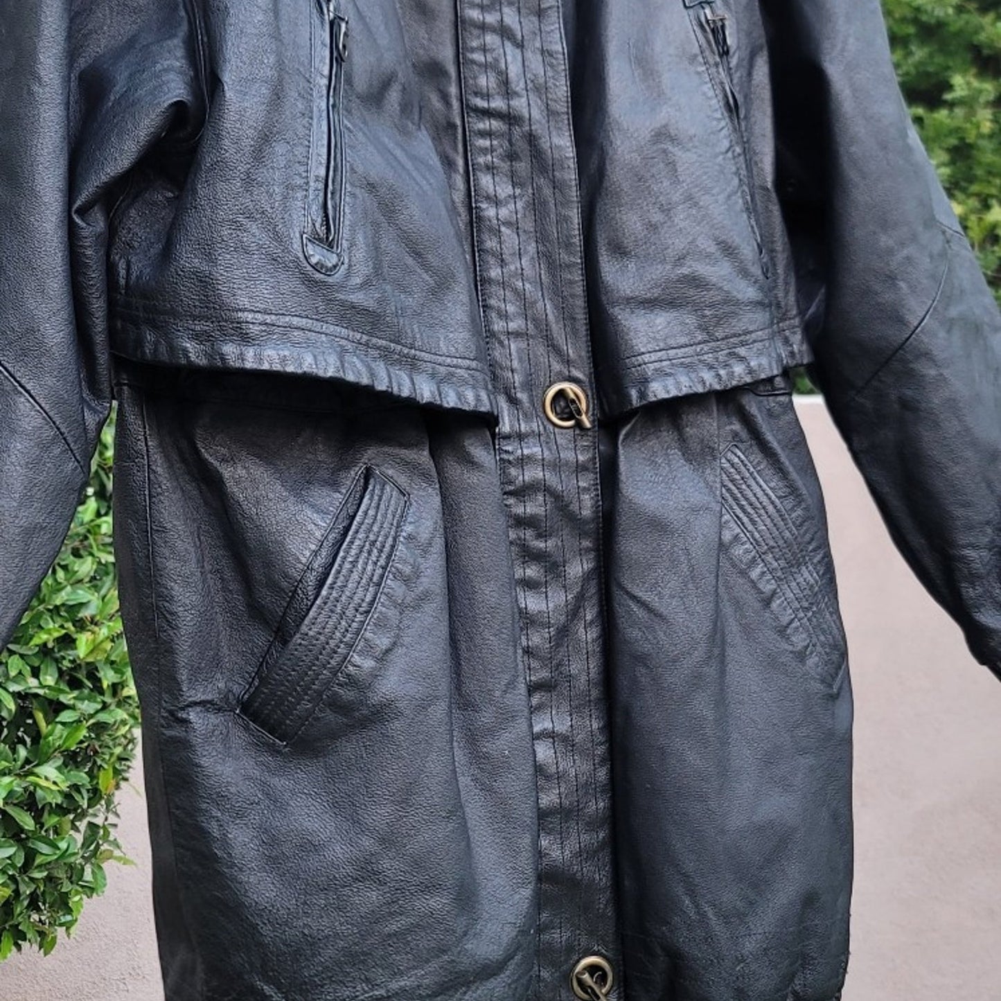Vtg G-III Leather Jacket Coat
