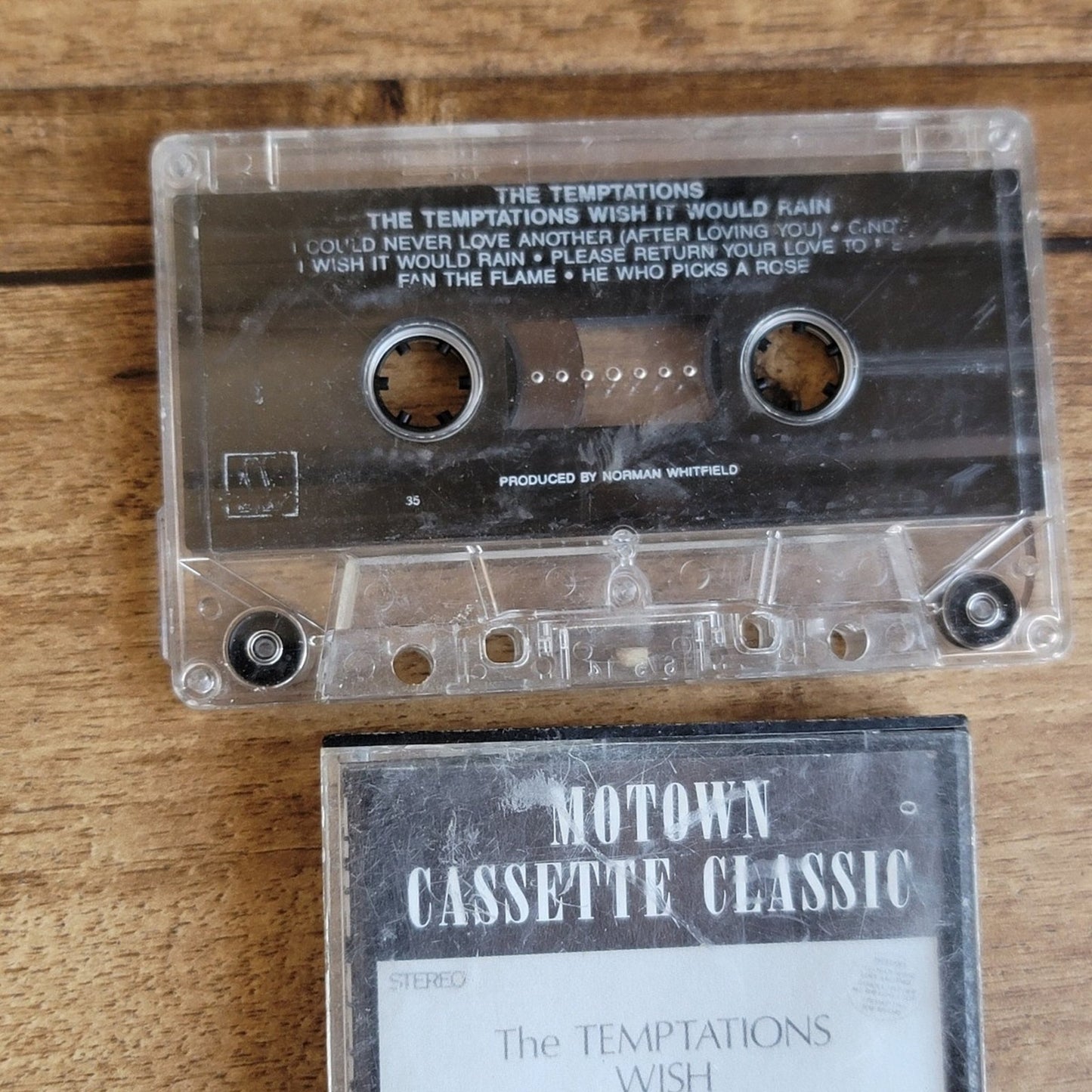 Vtg 1968 The Temptations WISH IT WOULD RAIN Cassette Tape